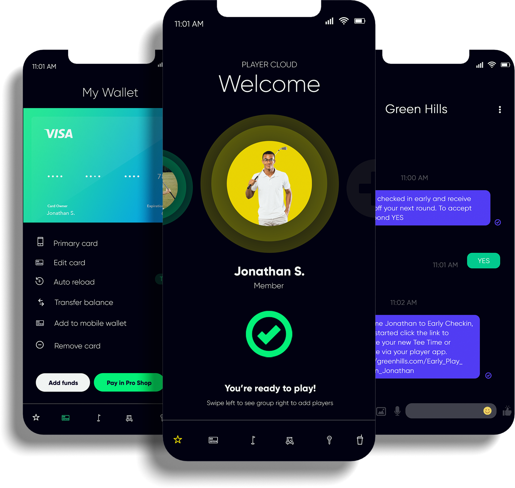 Experience Golf in a whole new way with the Argyle Player Cloud